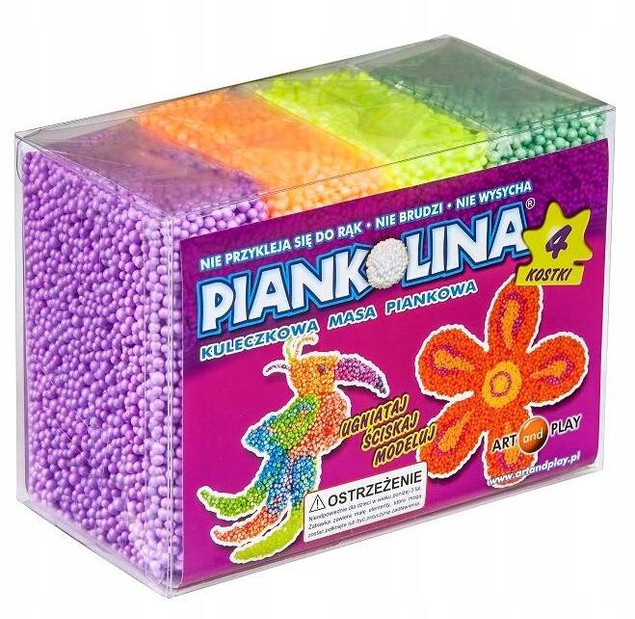 Piankolina 4 Kolory Kostki 3+ Art And Play