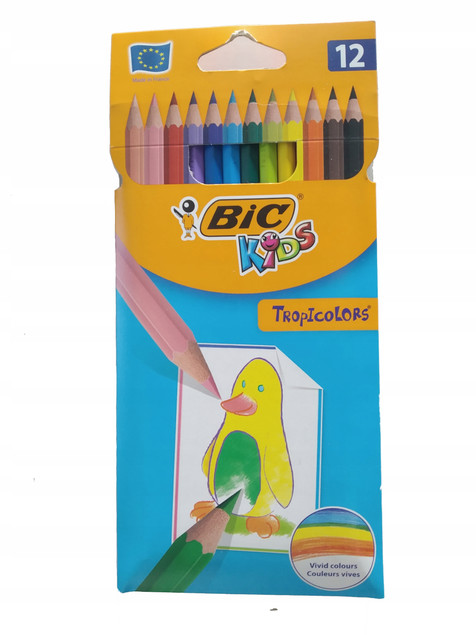 Kredki ołówkowe BIC Kids 12 szt.