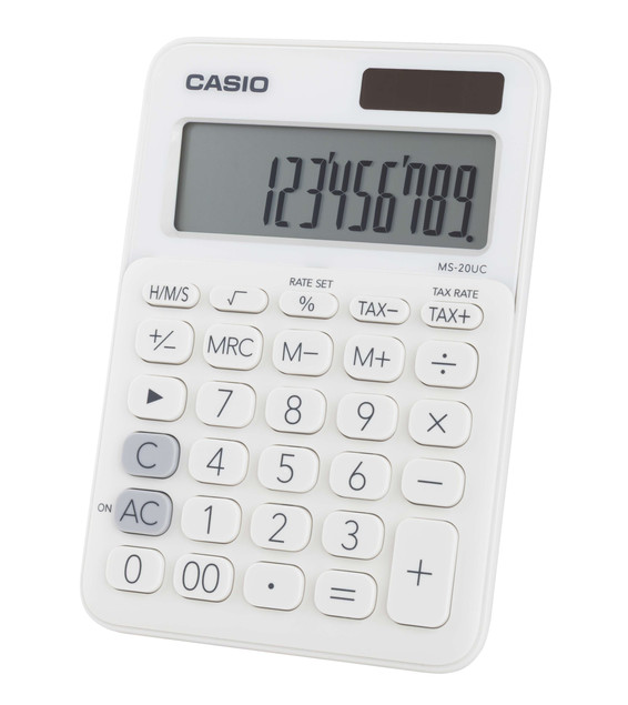 Kalkulator biurowy CASIO MS-20UC-WE-B