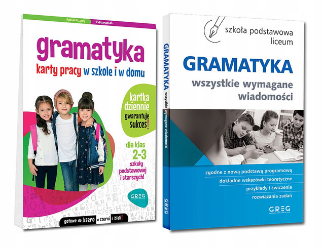 Gramatyka Karty Pracy Ćwiczenia Szkoła P. Repetytorium Wszystkie Wiadomości