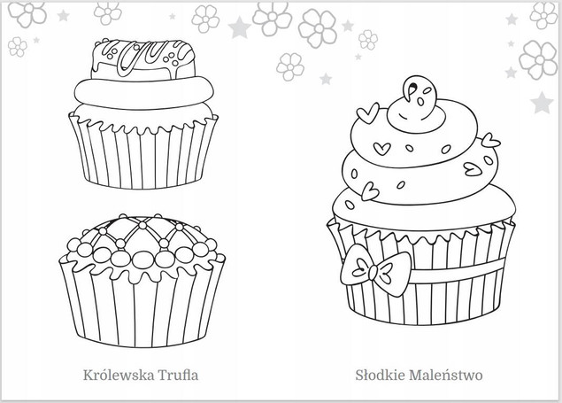 Maluszkowe malowanie. Słodkie babeczki