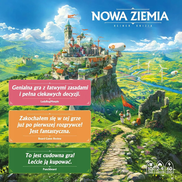 Nowa Ziemia – Gra planszowa rodzinna – Reiner Knizia