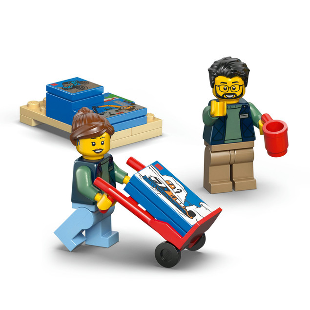 LEGO City 60500 Dostawczak LEGO – Furgonetka Kurierska z Minifigurkami