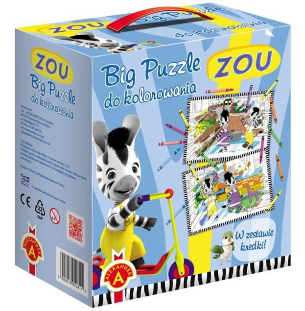 ALEXANDER, ZABAWKA EDUKACYJNA, BIG PUZZLE - ZOU