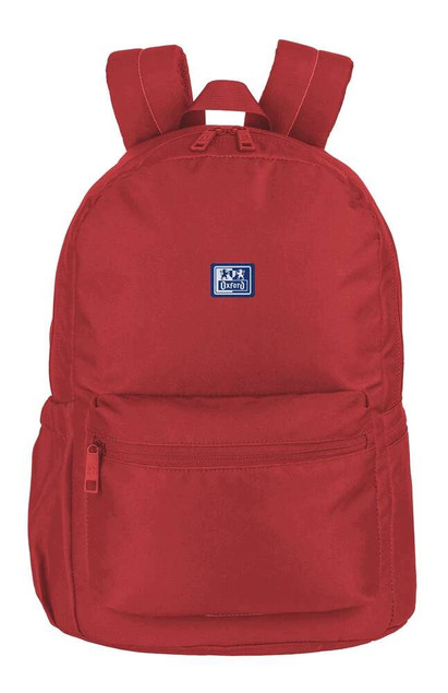 Plecak szkolny Oxford B-You 21L ceglany czerwony na laptopa 16" RPET