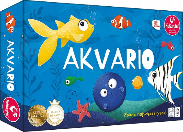 Kukuryku Akvario 503004 | Strategiczna Gra Rodzinna dla 2 Osób (5+)
