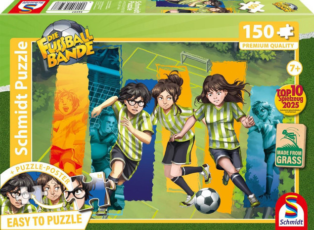 Puzzle Schmidt 150 el. PIŁKARZE Współpraca - Układanka dla Dzieci