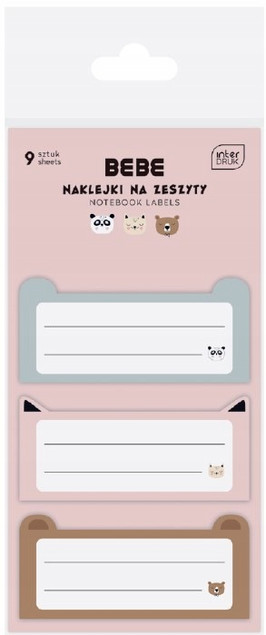 Naklejki na zeszyt 9 szt. BB Friends Girl Interdruk
