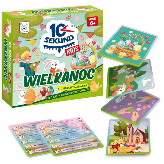 Gra 10 Sekund Kids Wielkanoc Kangur