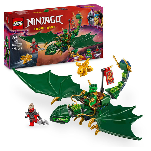 LEGO Ninjago Zielony Leśny Smok Lloyda (71829) Klocki 6+