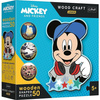 Puzzle DREWNIANE 50 Układanka Myszka MICKEY Miki Bajkowe Kształty 5+ Trefl