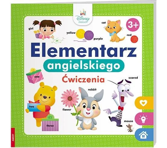 Disney Maluch Elementarz angielskiego ćwiczenia HOP-9207 Praca zbiorowa