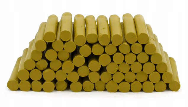 Plastelina LUZ 1kg UGIER ZŁOTA Szkolna Mona