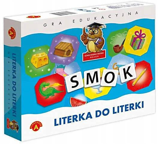 Literka Do Literki Gra Edukacyjna Dla Dzieci Wyrazy 5+ Alexander 0373
