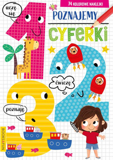 Poznajemy Cyferki 123 + Naklejki BooksAndFun