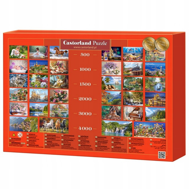PUZZLE 500 UKŁAD SŁONECZNY KOSMOS 9+ Castorland