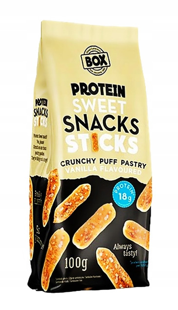 ZPC BOX Słomka Ptysiowa PROTEINOWA Wanilia 100g