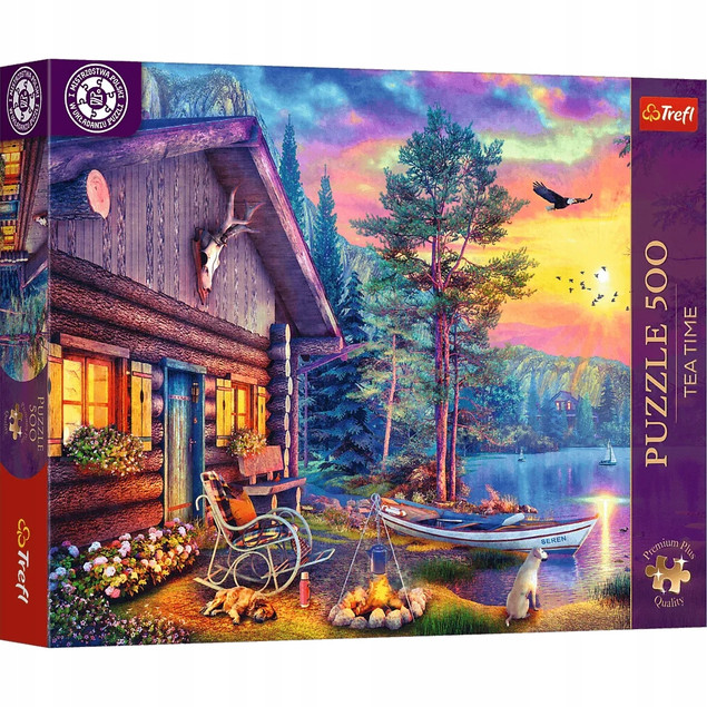 Puzzle Trefl 500 el. Przystań o zachodzie słońca - Premium Plus Quality