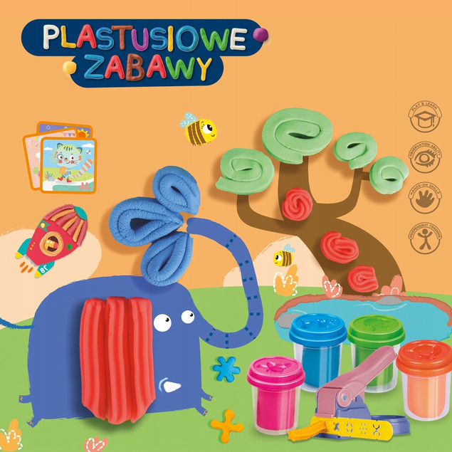 Plastusiowe Zabawy – Kreatywna Masa Plastyczna z Wyciskarką i Akcesoriami