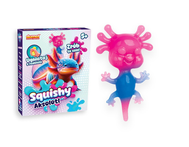 Zestaw Kreatywny Dumel Aksolotl Squishy DIY 5+