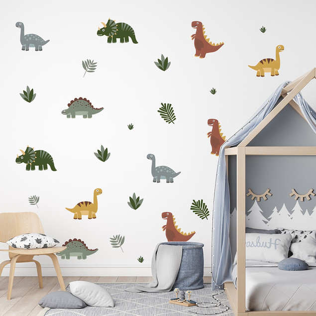 Naklejki Samoprzylepne Dinozaury Na Ścianę Sufit Do Pokoju Dziecka