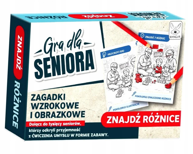 Gra planszowa Gra dla seniora. Znajdź różnice Bard_1
