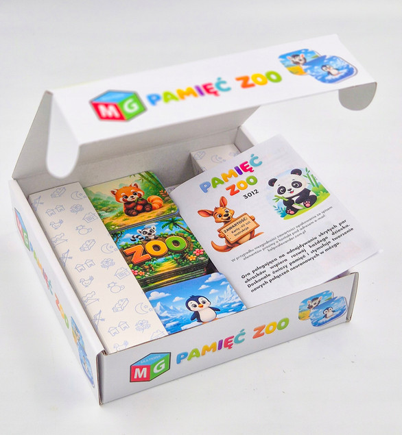 Gra planszowa Multigra - Pamięć - Zoo - Edukacyjna