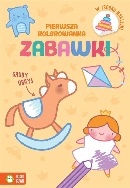 Pierwsza Kolorowanka Gruby Obrys Agnieszka Matz Elżbieta Kownacka
