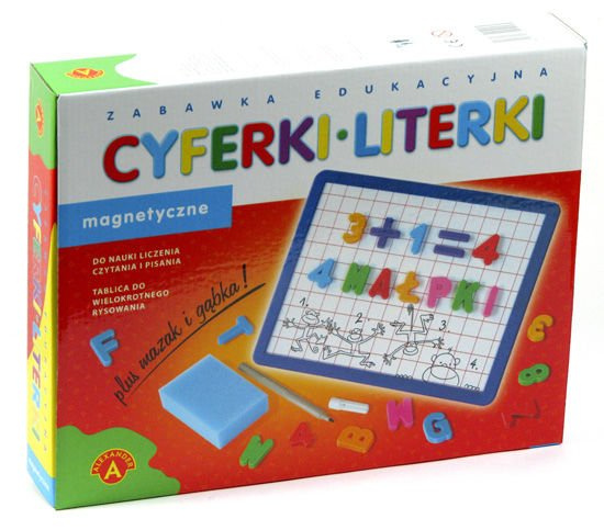 Alexander, Zabawka edukacyjna, CYFERKI - LITERKI MAGNETYCZNE