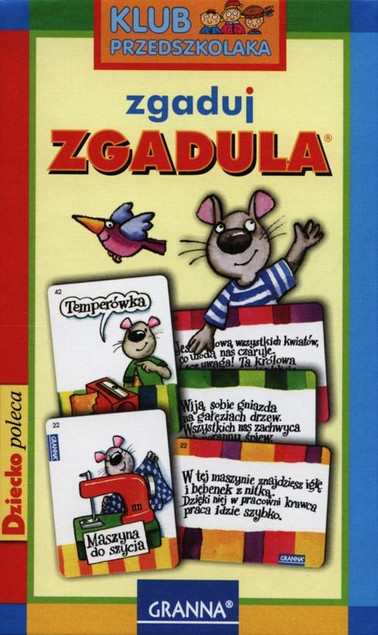 Zgaduj Zgadula Obrazkowe Zagadki Edukacyjne 4+ Granna 06151
