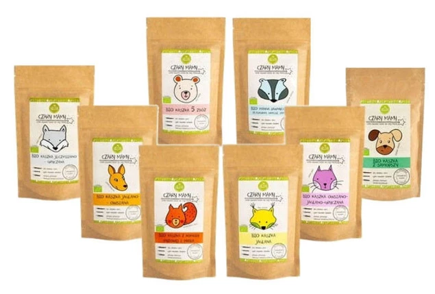 ZESTAW HELPA BIO KASZKI CZARY MAMY 8X200G