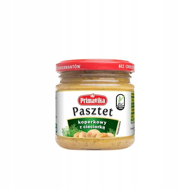 Pasztet koperkowy z ciecierzycą Primavika 160g