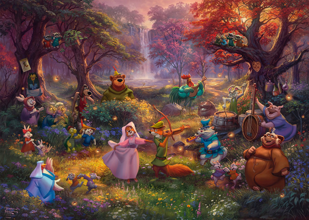 Schmidt PQ Puzzle 1000 el. Thomas Kinkade Robin Hood (Disney) Premium Quality