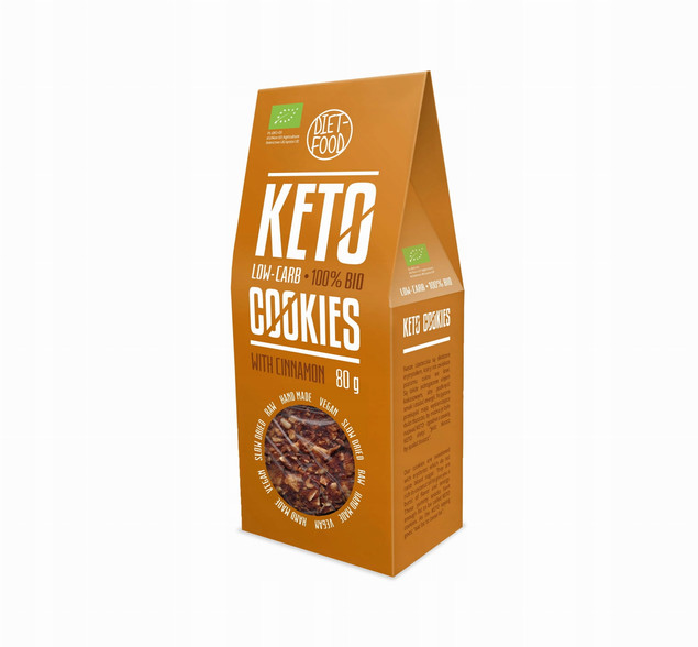Diet Food Bio Ciasteczka Keto z Cynamonem 80 g