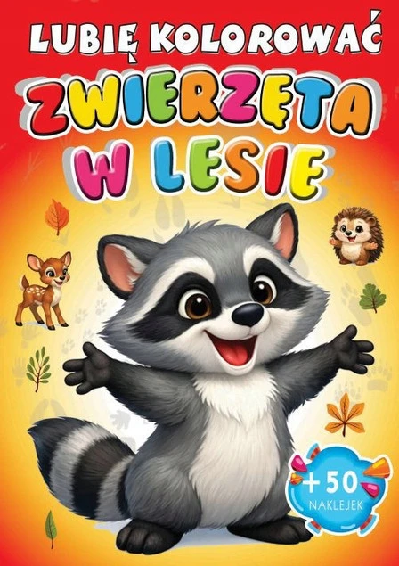 Zwierzęta w lesie - kolorowanka