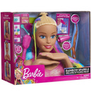 GŁOWA DO STYLIZACJI tęczowe włosy BARBIE Deluxe