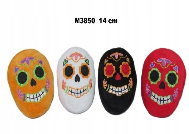 Czaszka dekoracyjna Halloween 14 cm