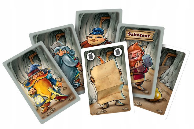 Gra Karciana SABOTAŻYSTA Emocjonująca Zabawa 8+ Rebel