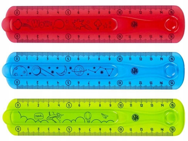 Linijka szkolna elastyczna Flexi 15 cm Astra