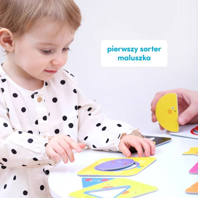 Odkrywam Kształty Edukacyjny Puzzlowy Sorter Malucha 18M+ CzuCzu