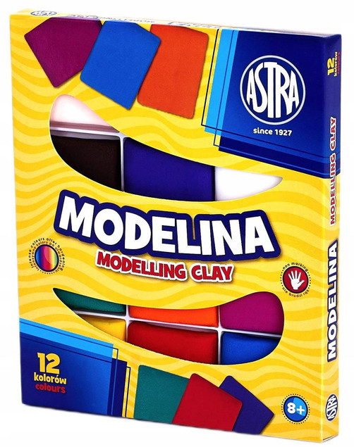 Modelina 12 kolorów 8+ Astra