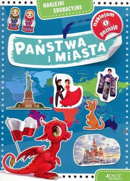 Naklejki edukacyjne Państwa i miasta Barbara Żołądek