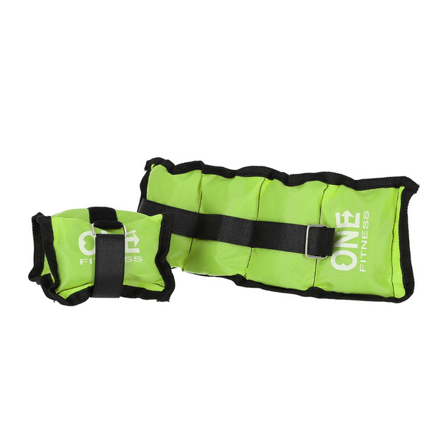 WW02 GREEN OBCIĄŻNIKI 2 x 1.5 KG ONE FITNESS