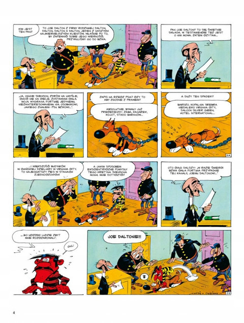 Lucky Luke Spadek dla Bzika Morris, René Goscinny