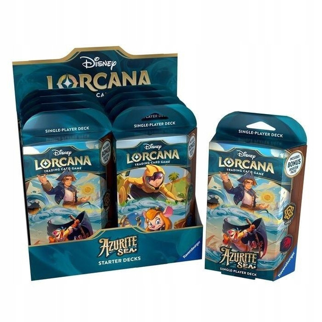 Disney Lorcana Azurite Sea Amber Ruby Starter Deck