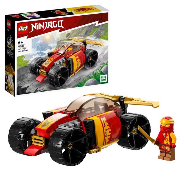 LEGO Ninjago Samochód Wyścigowy Ninja Kaia EVO 94 el. 6+ 71780