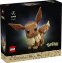 LEGO® Pokémon™ Eevee Figurka Do Zbudowania 587 elementów 72151 Kolekcjonerski Model Dla Dorosłych