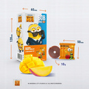 Przekąska Owocowa MANGO 20 g + Zabawka MINIONKI Bez Cukru BOB SNAIL