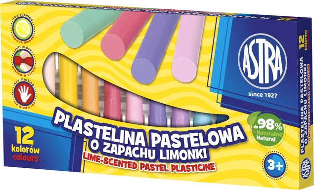 12 kolorów pastelowa