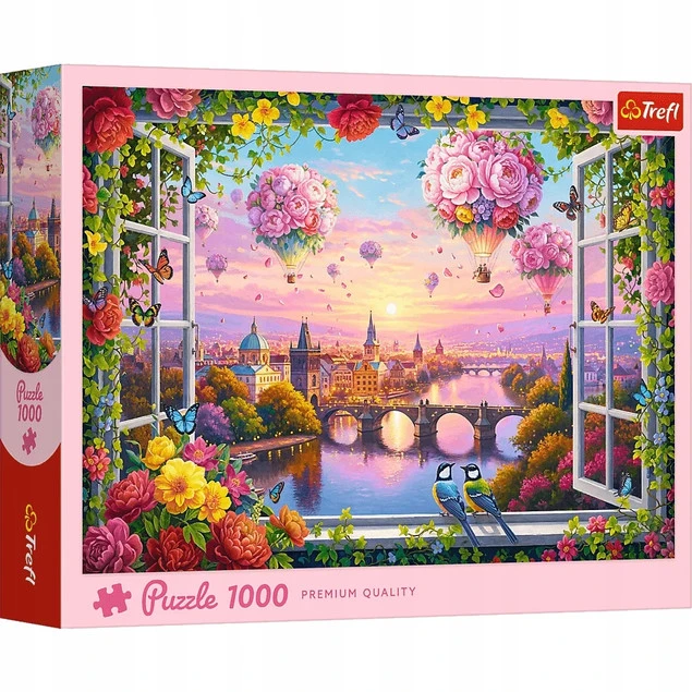 Puzzle Trefl 1000 Powiew Miłości Romantyczny Krajobraz 1